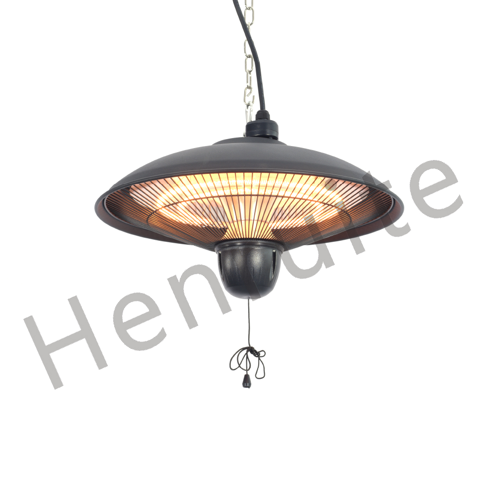 Distance between patio heater and ceiling