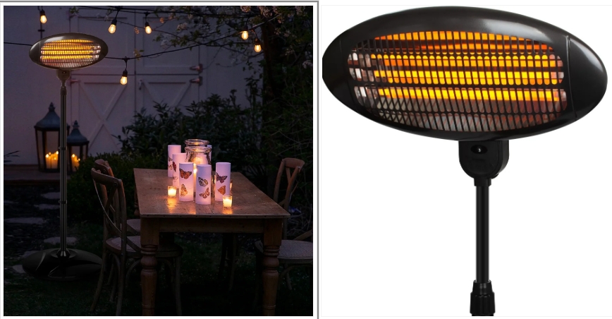 Quartz electric heater