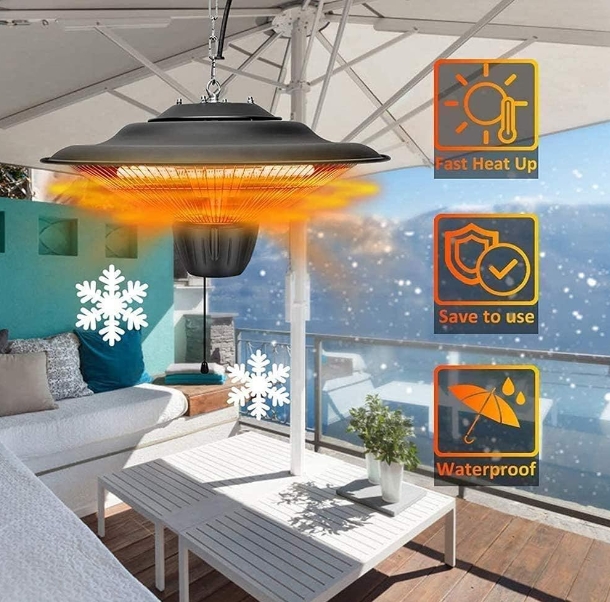 Bathroom heater waterproof